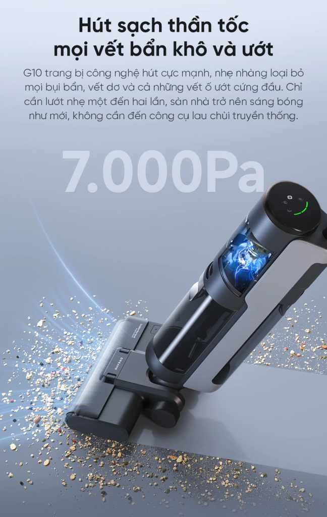 Máy hút bụi lau nhà thông minh Dreame G10 lực hút