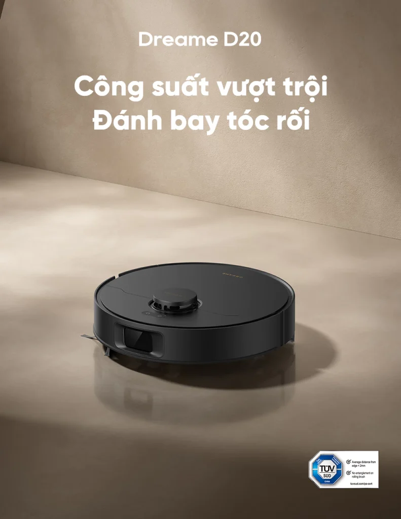 Robot hút bụi lau nhà thông minh Dreame D20