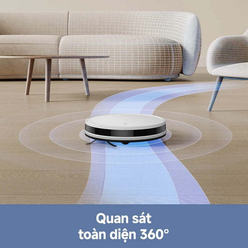 Robot hút bụi lau nhà thông minh Dreame Mova E10 quan sát toàn diện