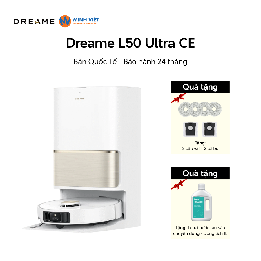 Robot hút bụi lau nhà Dreame L50 Ultra CE - Bản Quốc Tế