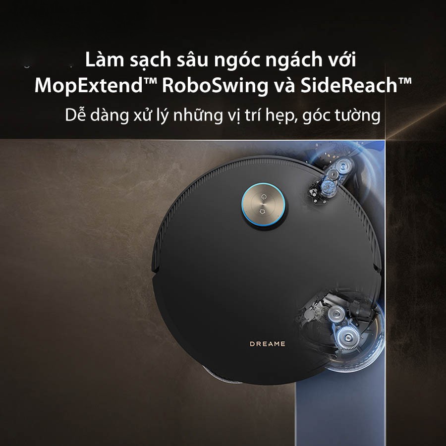 Robot hút bụi lau nhà Dreame X50 Pro Ultra làm sạch mọi ngóc ngách