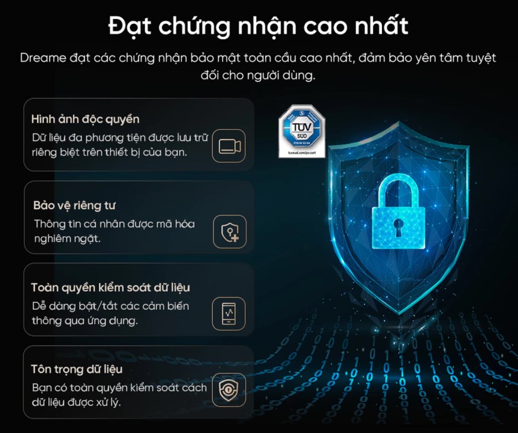 Robot hút bụi lau nhà Dreame X50 Pro Ultra đạt chứng nhận cao nhất