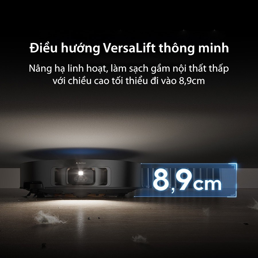 Robot hút bụi lau nhà Dreame X50 Pro Ultra điều hướng VersaLift