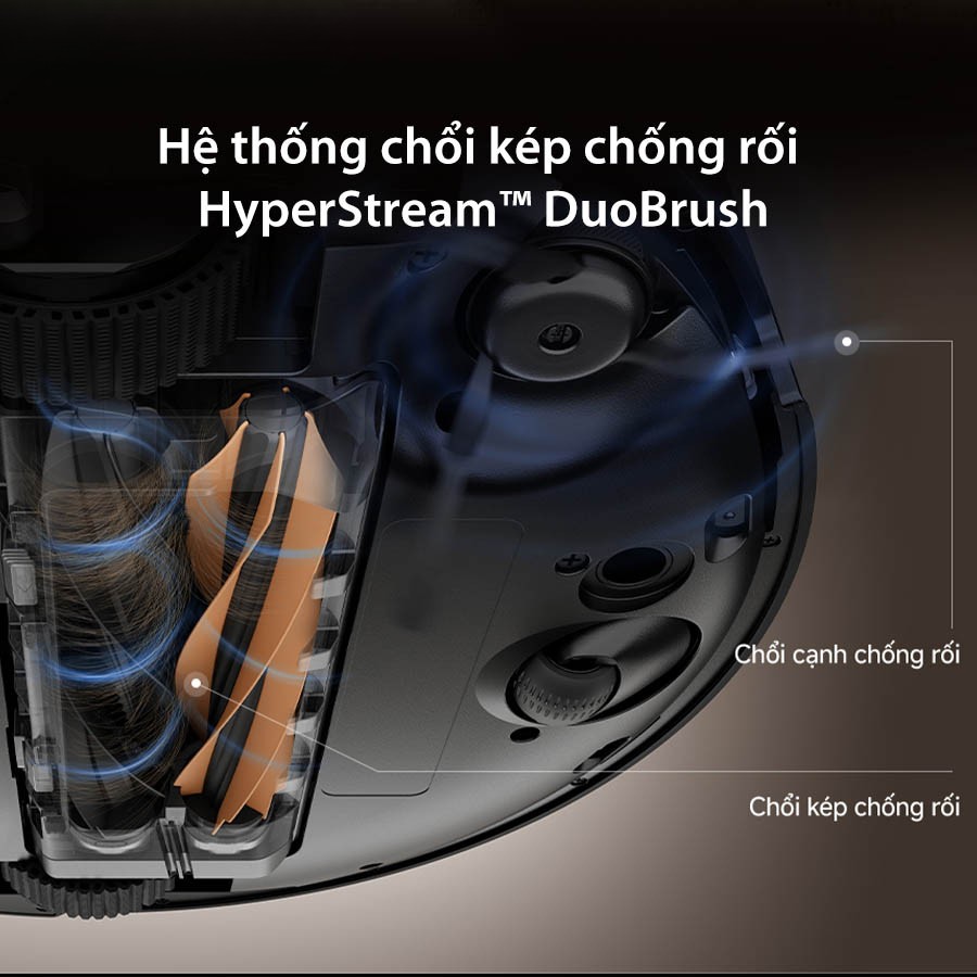 Robot hút bụi lau nhà Dreame X50 Pro Ultra hệ thống chổi kép chống rối