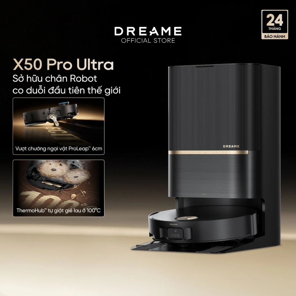 Robot hút bụi lau nhà Dreame X50 Pro Ultra