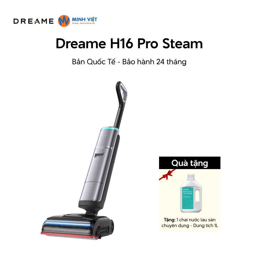 Máy hút bụi lau nhà Dreame H16 Pro Steam - Quốc Tế 2026