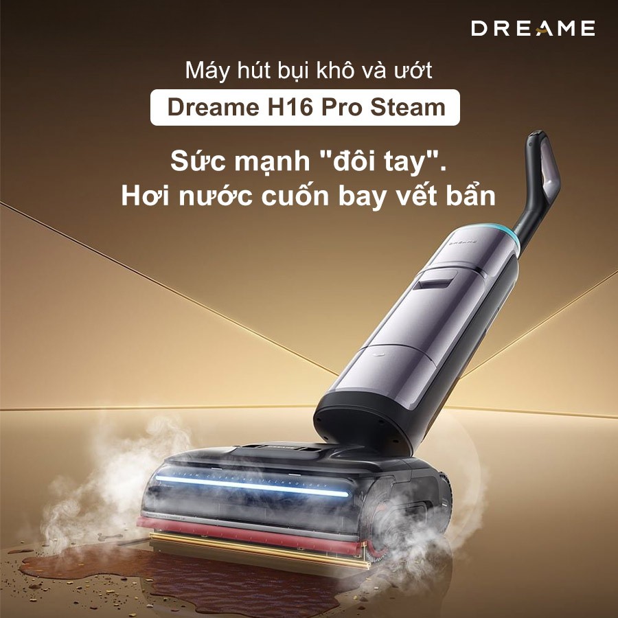 Máy hút bụi lau nhà cầm tay Dreame H16 Pro Steam