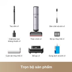 Máy hút bụi lau nhà cầm tay Dreame H16 Pro Steam trọn bộ sản phẩm