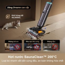 Máy hút bụi lau nhà cầm tay Dreame H16 Pro Steam công nghệ hơi nước
