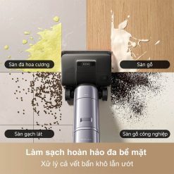 Máy hút bụi lau nhà cầm tay Dreame H16 Pro Steam làm sạch nhiều bề mặt