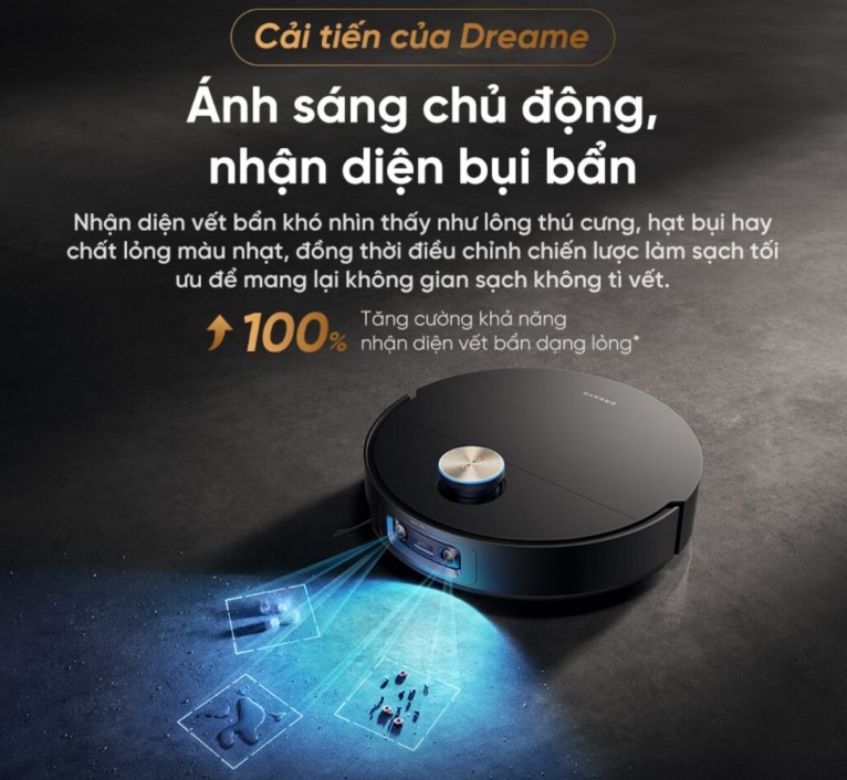 Dreame X60 Master ánh sáng thông minh